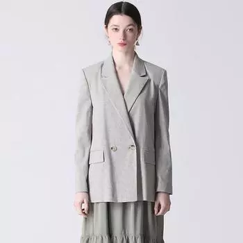 She S miSS Premium Edition Двойная куртка из смесовой льняной ткани black (BK)/55