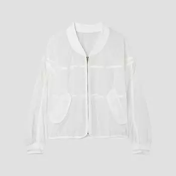 [She S miSS] Прозрачный джемпер-блузон Swwjpp22040 Iv Ivory/55