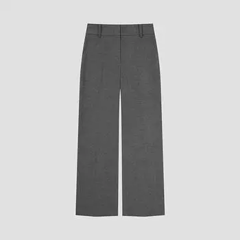 She S Miss Прямые брюки из смеси шерсти SwwSlo42110 Dg dark gray/44