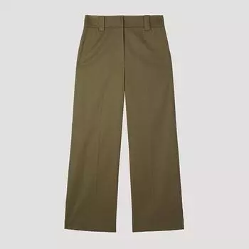 She S miss Прямые хлопковые брюки SwwSlp11030 Kh Khaki/55