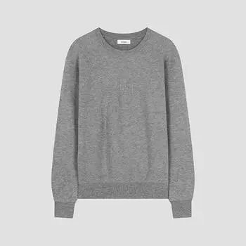 She S miSS Raglan Round Neck Knit SSkpoo42680 Lg light gray/55