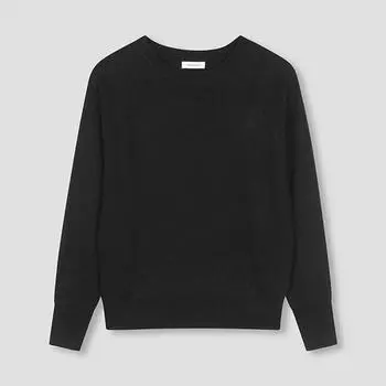 [She S miSS] Raglan Round Neck Knit SSkpoo12550 Bk blacks/55