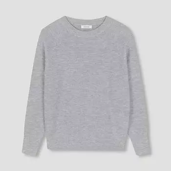 [She S miSS] Raglan Round Neck Knit SSkpoo12550 Lg light gray/55