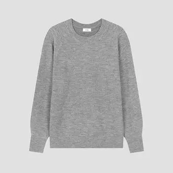 She S miSS Рукав реглан Круглый вырез Вязаный SSkpoo32590 Mg MELANGE GRAY/55