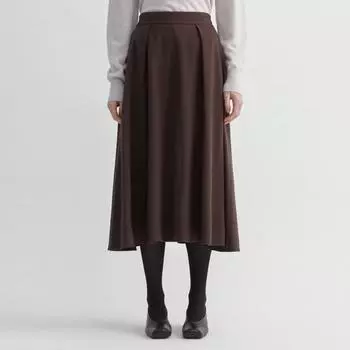 She S miss расклешенная юбка с поясом сзади SwwSko42010 blacks/55