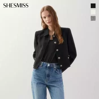 She S miSS Regular Collar Jacket Swwjko11710 Ivory/55