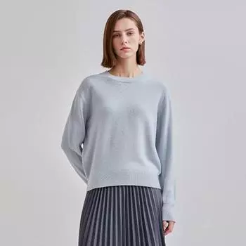 She S miss базовый трикотажный топ с круглым вырезом SSkpon42530 Ivory/55