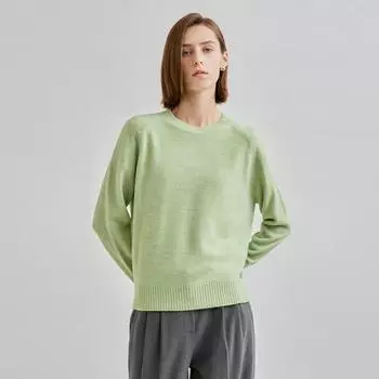 She S miss Круглый вырез, базовая вязка SSkpon42010 Light green/55