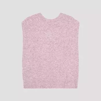 She S miSS Round Neck Button Up Knit veSt SSkvto42050 Pi Pink/55