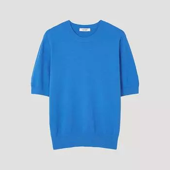 She S miSS Round Neck Half Sleeve Knit SSkpop12600 Bl Blue/55