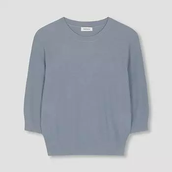 She S miSS Round Neck Knit Top SSkpon31020 Ll light blue/55