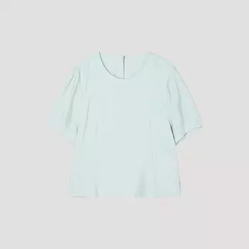 [She S MiSS] Round Neck Puff blouSe Swwblp22140 Mi minted/55