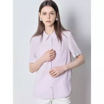 [She S miSS] Рубашка с коротким рукавом и воротником Dorothy Pocket Цена 148 000 вон blue (BL)/55