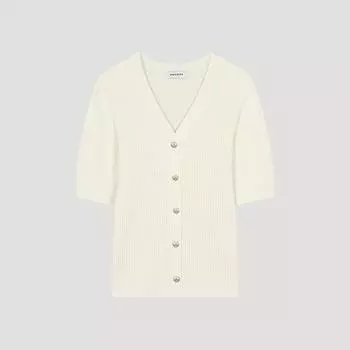 She S miss рукава цвет V вырез трикотаж SSkpoo21040 Cr creamy/55