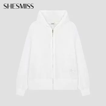 She S miSS See Through Hooded Zip Up Cardigan SSkcdo22070 Iv Ivory/66