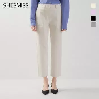 She S miSS Semi Baggy Fit Cotton pantS SwwSlo12050 creamy/66