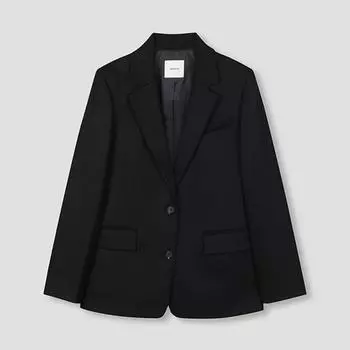 [She S miSS] Шерстяная базовая куртка на двух пуговицах Swwjkn41050 Bk blacks/55