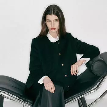 She S miSS шерстяная куртка ручной работы Swhjkn42020 light violet/55