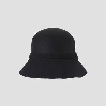 She S miSS шерстяная шляпа-панама с лентой сзади Saahto42020 Bk blacks/00