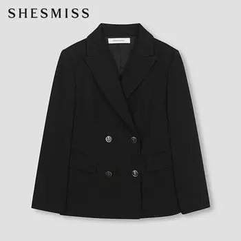 She S miSS шерстяная смесовая двойная куртка SwSjkn41060 Bk blacks/55