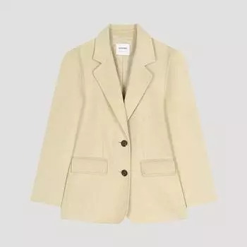 She S miSS шерстяная смесовая куртка ручной работы Swhjko42070 Ly light yellow/55