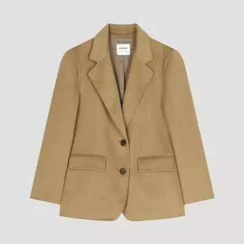 She S miSS шерстяная смесовая куртка ручной работы Swhjko42070 Db dark beige/55