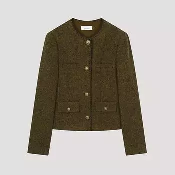 She S miSS шерстяная смесовая куртка Swwjko42020 blacks/55