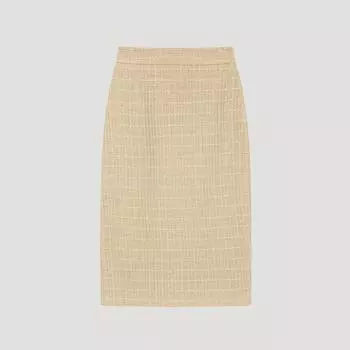 She S miss шерстяная твидовая юбка SwwSko41700 фунтов light beige/55
