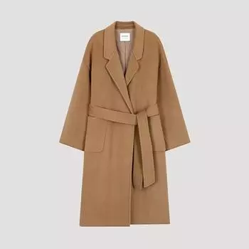 She S miSS шерстяное пальто ручной работы с открытыми плечами Swhcto42050 Ca Camel/55