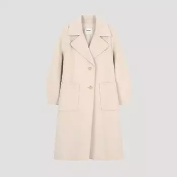 She S miss шерстяное пальто ручной работы с кашемиром Swhcto41110 Iv Ivory/55