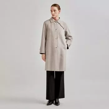 She S miss шерстяное пальто с двухсторонним воротником Swhctn41040 beige/66