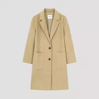 She S miSS шерстяное смесовое пальто ручной работы Swhcto41010 Be beige/55