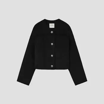 She S miss шерстяной кашемировый жакет ручной работы Swhjko41020 Bk blacks/55