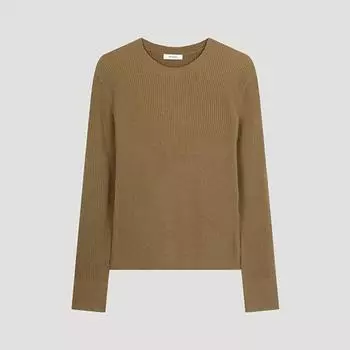 She S miSS шерстяной ребристый круглый вырез SSkpoo42020 Ca Camel/55