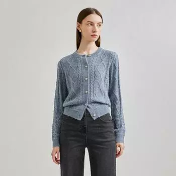 She S miSS шерстяной вязаный кардиган SSkcdn41030 blacks/55