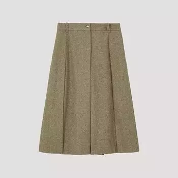 She S Miss шерстяные брюки-кюлоты из твила SwwSlo41210 Lk light khaki/44