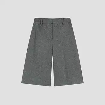 She S Miss шерстяные брюки-кюлоты SwwSlo41020 Lg light gray/55