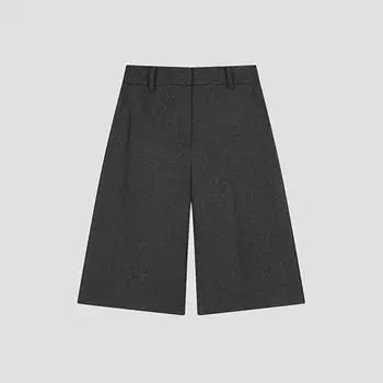 She S Miss шерстяные брюки-кюлоты SwwSlo41020 Dg dark gray/44