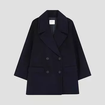 She S miSS Широкое Двойное Пальто Ручной Работы Swhcto42070 Дн DARK NAVY/55