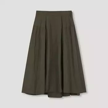 She S miSS Shirring A Line Skirt SwwSkn31050 Kb khaki beige/55