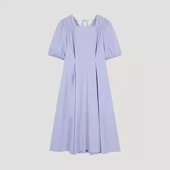 She S miSS Shirring Back Ribbon Flare dreSS Swwopo22100 Vi violet/55