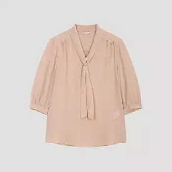 She S miSS Shirring Tie Neck bLouSe SwwbLo22540 Lo light orange/55