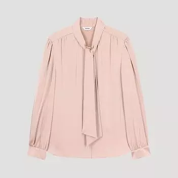 She S miSS Shirring Tie Neck blouSe Swwblo41020 Pb pink beige/55