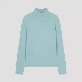 She S miSS Side Line Mock Neck Knit SSkpoo42760 Ll light blue/55