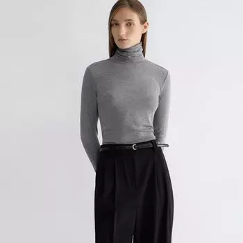 She S miss Slim Fit Футболка с ребристым воротником SSjTSo42510 Ivory/55