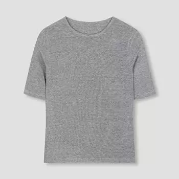 She S miss Slim Футболка с коротким рукавом SajTSn32010 Mg MELANGE GRAY/55