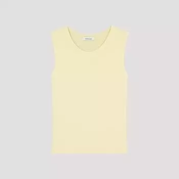 She S miSS Slim Round Neck SleeveleSS Knit SSkpoo22570 Ly light yellow/55