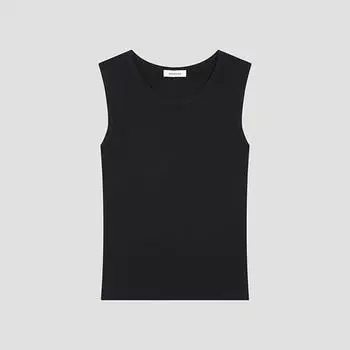 She S miSS Slim Round Neck SleeveleSS Knit SSkpoo22570 Bk blacks/55