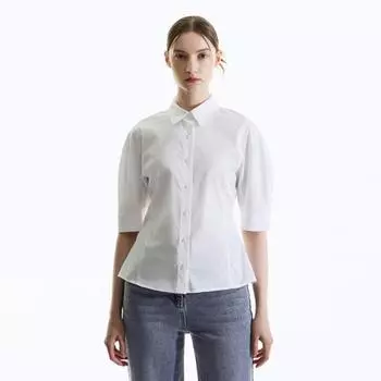 She S miSS Slim Short Sleeve Shirt SwwStn31010 off-white/55