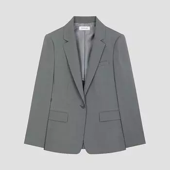 She S miSS Slim Single One Button Setup Jacket SwSjko21020 Ch charcoal/77